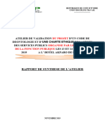 Rapport de Synthese Atelier Fonction Publique