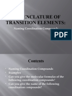 Noman Cleature For Non Transion Element