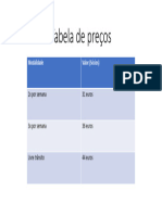 Tabela Preço PDF