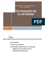 Chp3 Les Techniques de Clustering