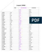 Irregular Verbs