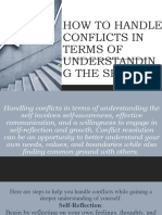 How To Handle Conflicts in Terms of Understanding