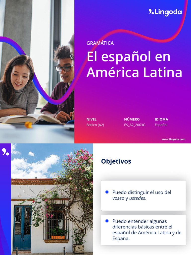 Voseo y Ustedes en Español A2 | PDF | Lengua española | Comunicación humana