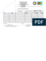 BE-Form 5 - Records of Donations Recieved