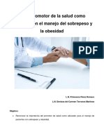 El Promotor de La Salud Como Facilitador en El Manejo Del Sobrepeso y Obe