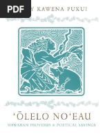 洋書 'Olelo No'Eau MARY KAWENA PUKUI Olelo No'eau : Hawaiian Proverbs & Poetical Sayings: Mary