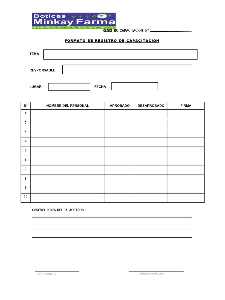 Formatos para El Poes | PDF | Farmacéutico | Desarrollo profesional