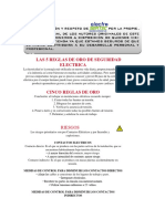 Las 5 Reglas de Oro para La Seguridad en Trabajos de Electricidad