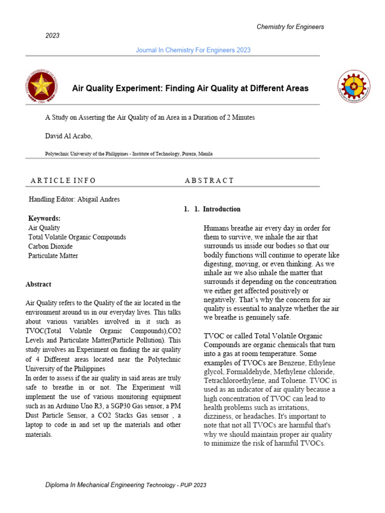 Air Quality | PDF