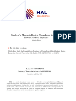 Study of A MagnetoElectric Transducer To Wireless Power Medical Implants - 90503 - RIZZO - 2020 - Archivage