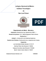 Practica No 1 - Introduccion A Los Sistemas Mecanicos