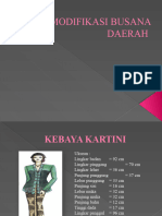 PP Kebaya - Modifikasi Busana Daerah