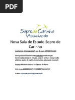 Nova Sala de Estudo Sopro de Carinho