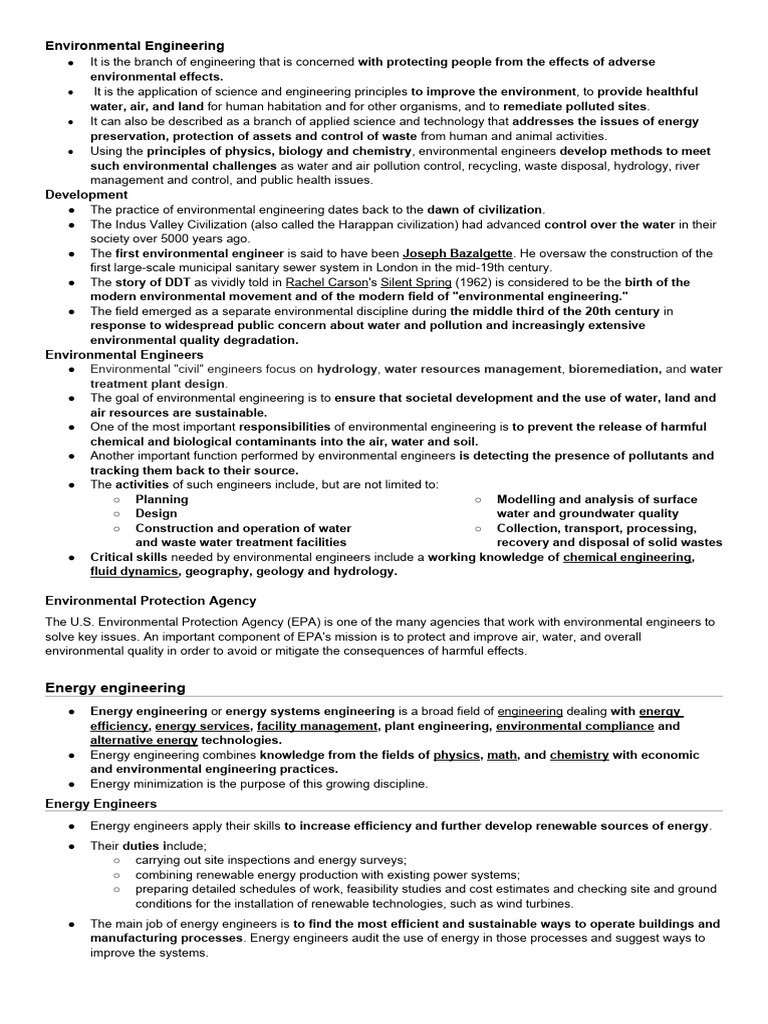 Environmental Engineering | PDF
