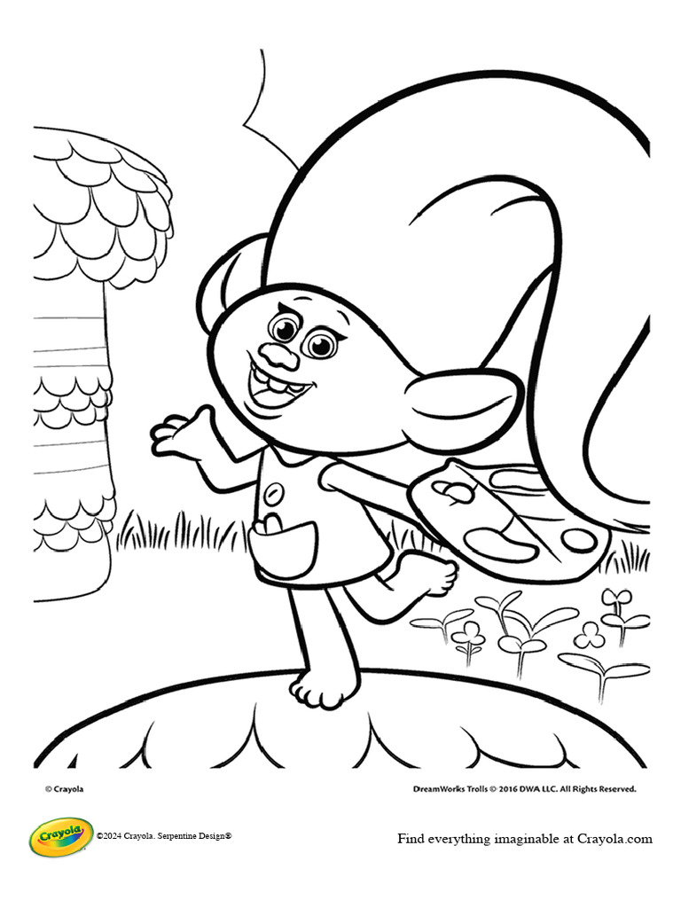 Happy New Year 2024 Coloring Page for Kids