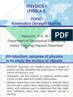 F1 MAR 02 Kinematics 1 (Straight Motion)