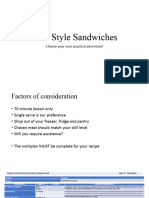 Café Style Sandwiches