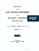 Land Revenue Settlement: Kangra District