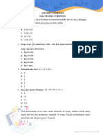 Soal Asesmen Numerasi