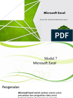 Modul 7 Microsoft Excel (1)