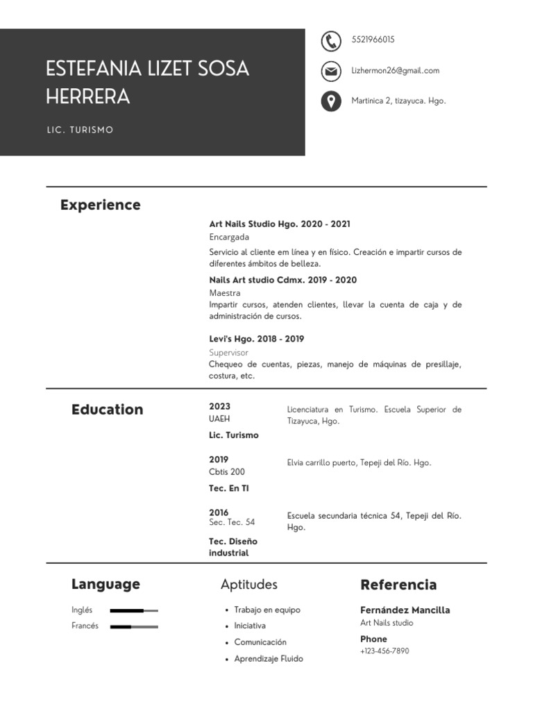 Abu Abu Minimalist Resume 20231025 - 1707528646