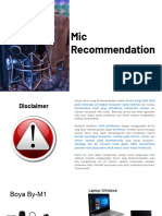 Mic Recommendation - AV (November 16th)