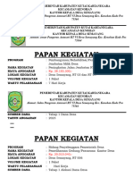 Papan Kegiatan Bangunan Tahap 1