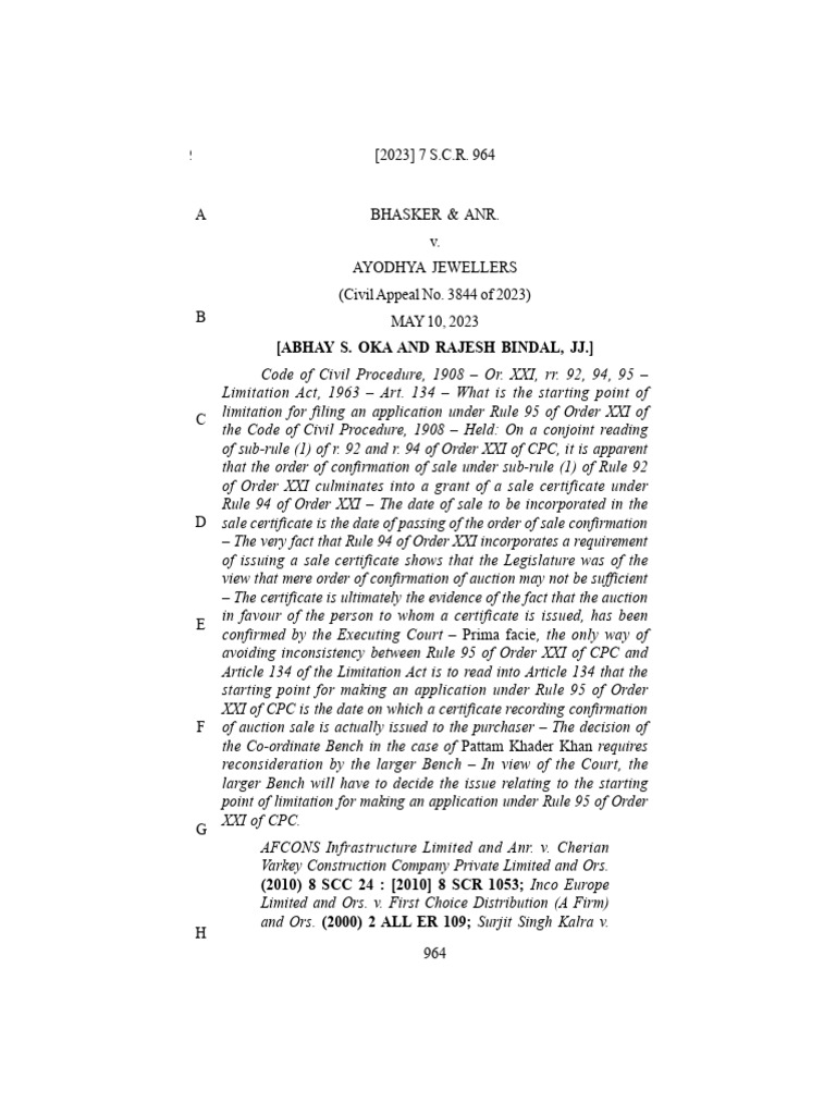 964 Supreme Court Reports (2023) 7 S.C.R. (2023) 7 S.C.R. 964 | PDF