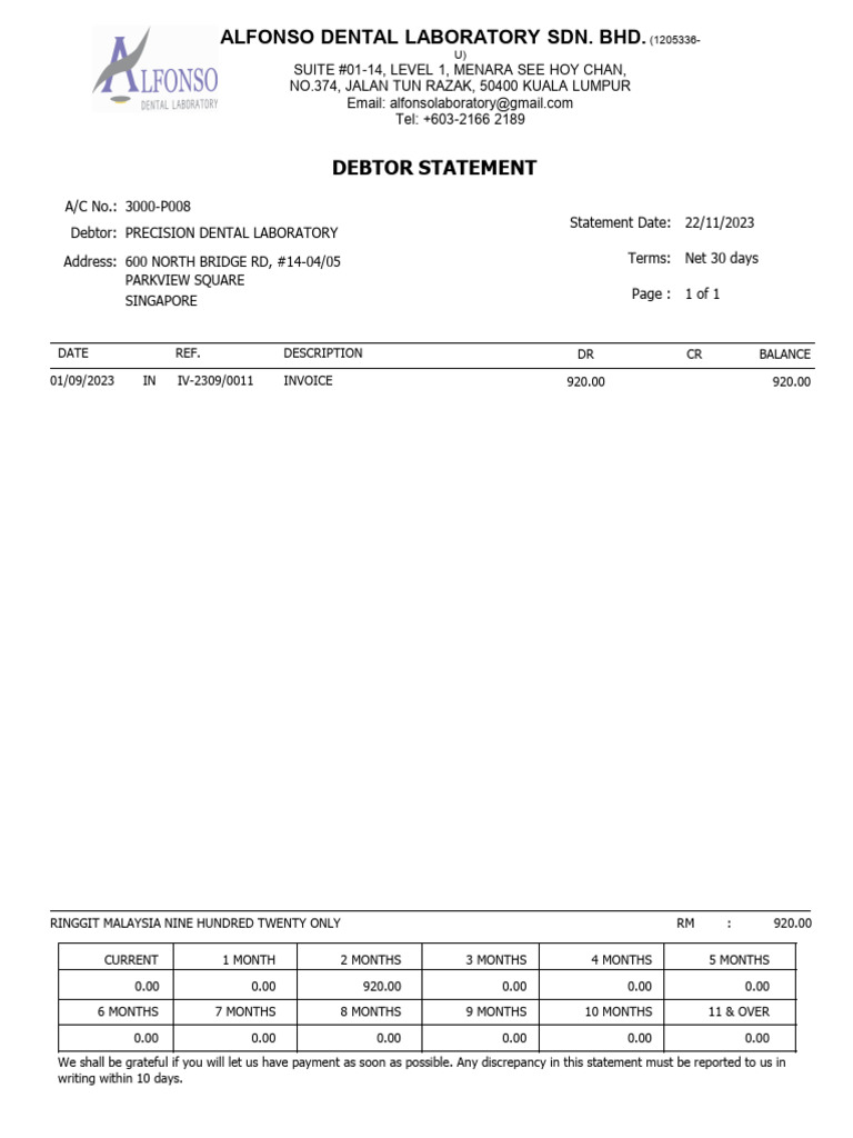 Precision Dental Laboratory Soa PDF