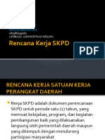 Rencana Kerja SKPD