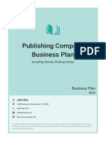 Publishing Company Business Plan