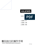 Kilews - KTM-100 - Torque Meter - Manual