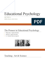 Educational Psychology - Meeting 4
