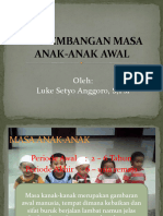 Perkembangan Masa Kanak-Kanak Awal