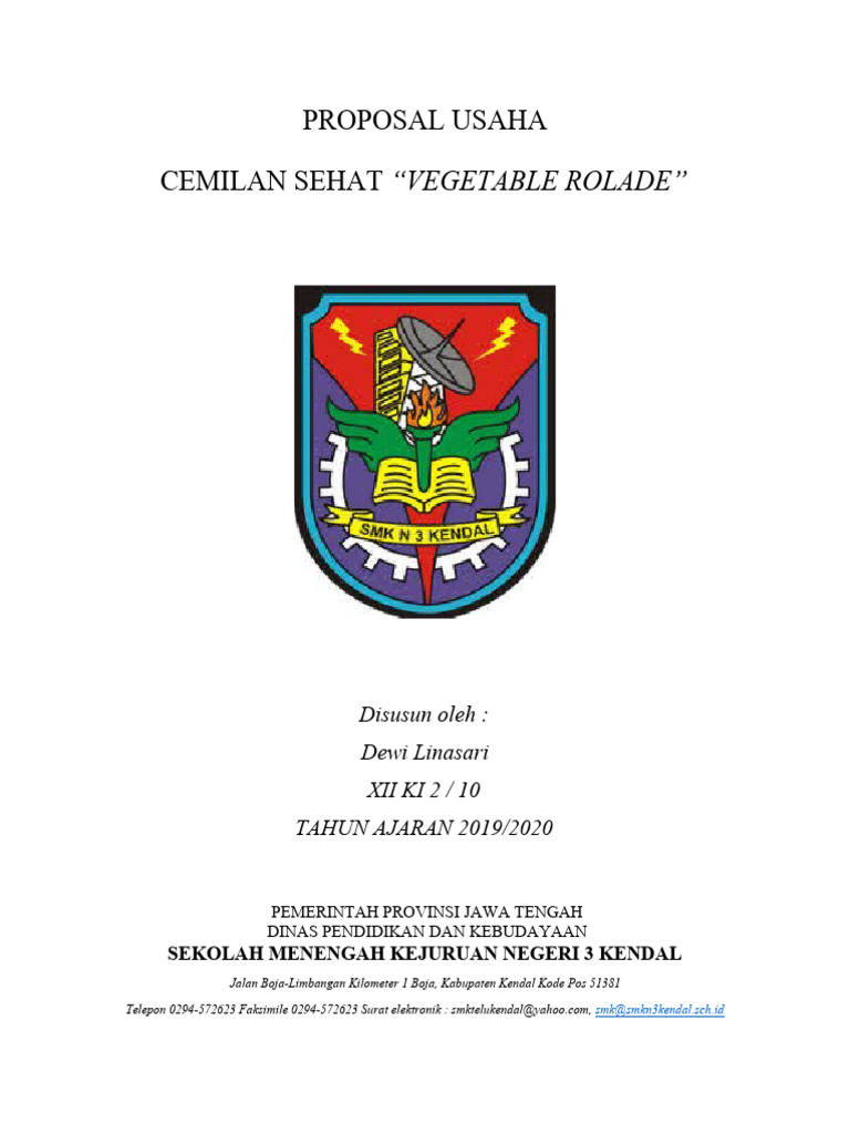 Proposal Usaha | PDF | Karier & Perkembangan | Bisnis