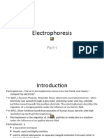 Electrophoresis - Part I