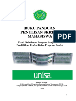 Buku Panduan Skripsi S1 Bidan Aj Unisa 2022.2023