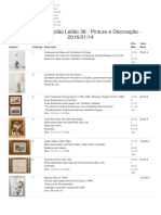 Catalogo Do LeilaoAuction 38 - Painting and Decoration