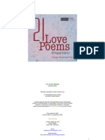 21 Love Poems-Bilingual Edition