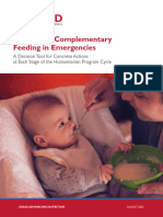 Integrating Complementary Feeding in Emergencies