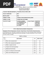 CS2403 Computer Networks Question Bank