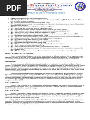 a counterblaste to tobacco pdf Counterblast Tobacco, a Treatise Written by James I of England (1566-1625) Published in an Anti-Smoking Pamphlet June 29th 1620: After denouncing