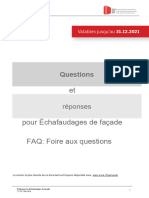 FAQ Echafaudages de Facade Mai 2019