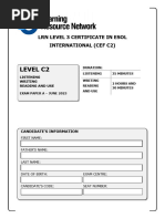 LRN c2 Practise Tests | PDF