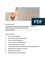 Richy Concepts Organic Facial Fomulations