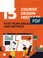 15 Course Design Mistakes That Ruin Engagement and Metrics