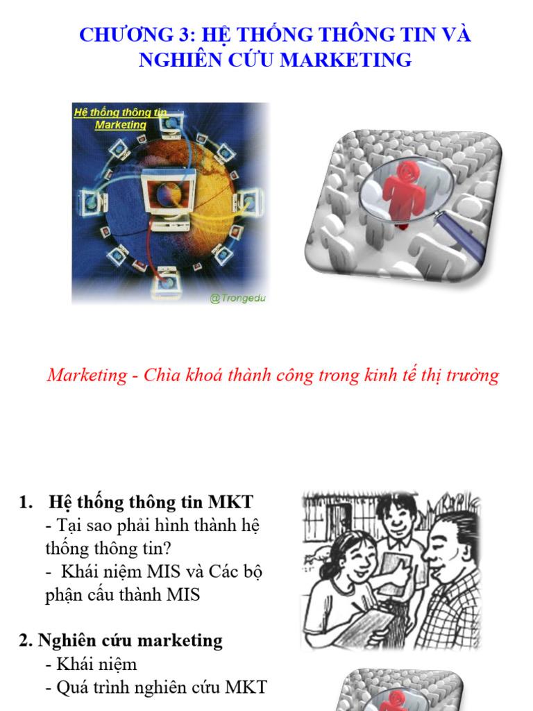 CHUONG 3 HỆ THỐNG THÔNG TIN VÀ NGHIÊN CỨU MARKETING | PDF