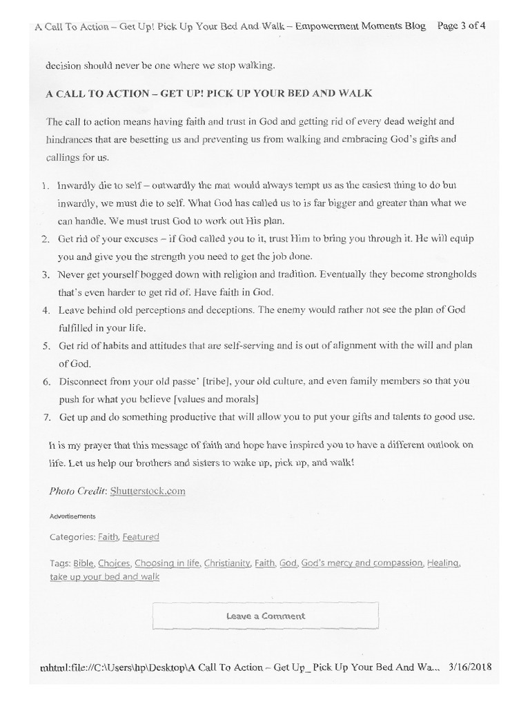 Call To Action Page 03 Pdf