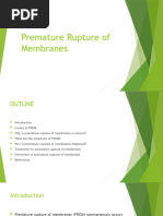 Premature Rupture of Membranes