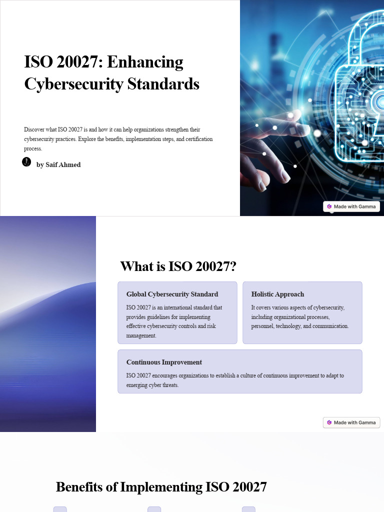 ISO 20027: Strengthening Cybersecurity | PDF | Computer Security | Security